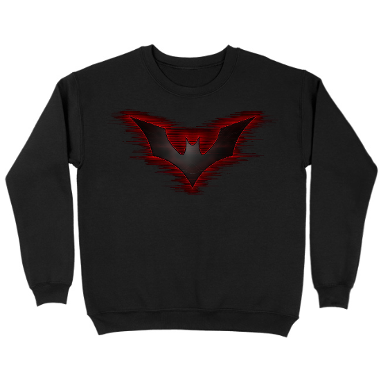 Red Bat Logo Kids Crewneck Sweatshirt