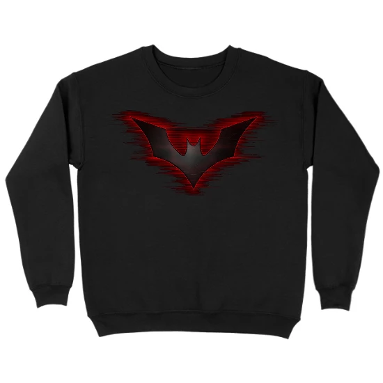 Red Bat Logo Kids Crewneck Sweatshirt