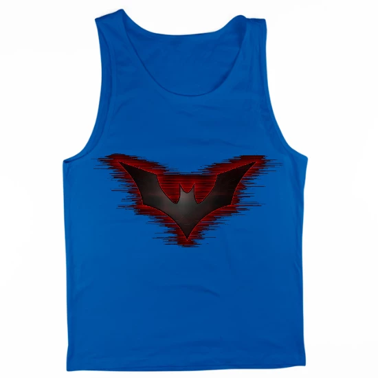 Red Bat Logo Mens Tank Top
