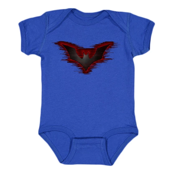Red Bat Logo Onesie