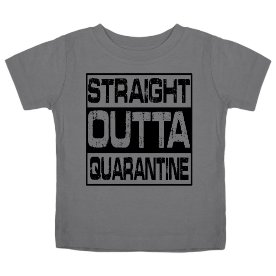 Straight Outta Quarantine Coronavirus COVID-19  Kids T-Shirt