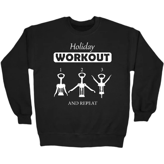 Holiday Workout Crewneck Sweatshirt
