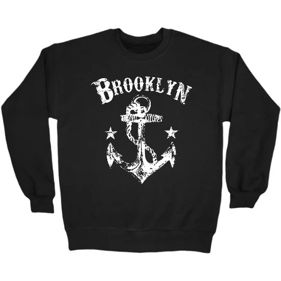 Brooklyn Anchor Shirt Crewneck Sweatshirt