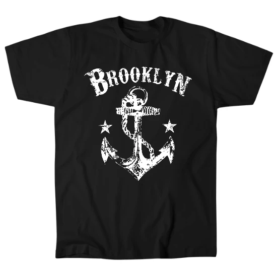 Brooklyn Anchor Shirt Mens T-Shirt