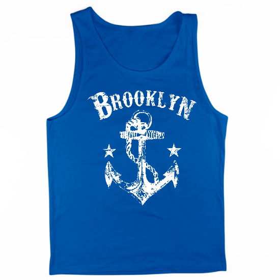 Brooklyn Anchor Shirt Mens Tank Top