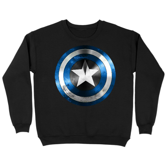 Blue Lives Shield Kids Crewneck Sweatshirt