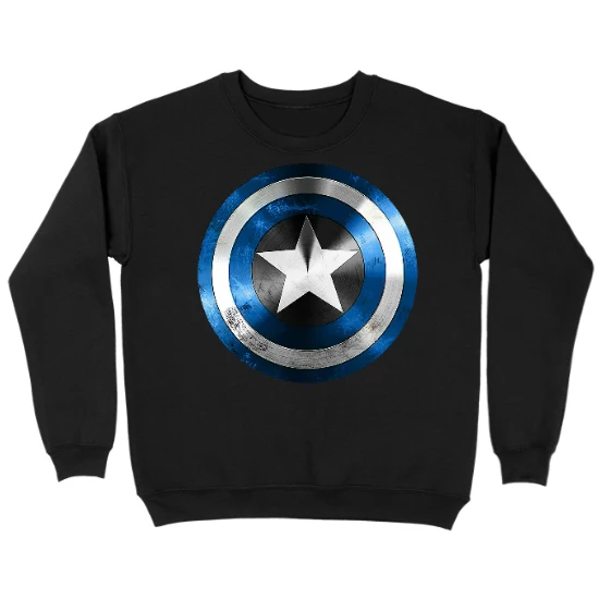 Blue Lives Shield Kids Crewneck Sweatshirt
