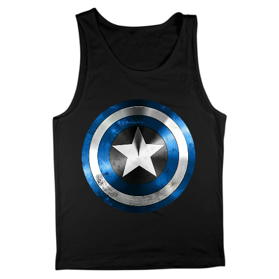 Blue Lives Shield Mens Tank Top