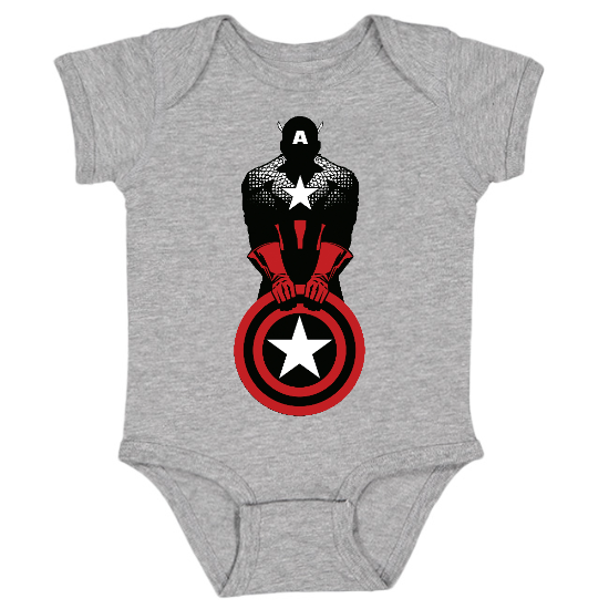 Red Lives Shield Onesie