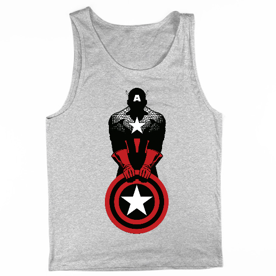 Red Lives Shield Mens Tank Top