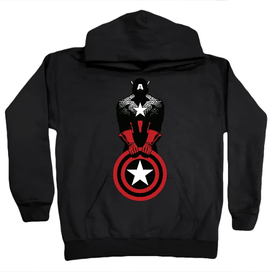 Red Lives Shield Kids Hoodie