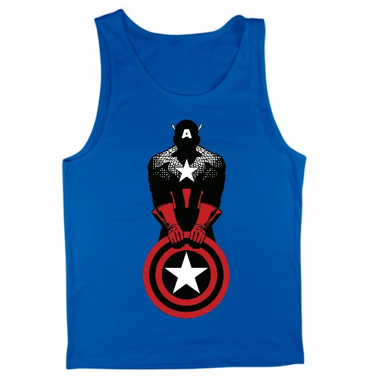 Red Lives Shield Mens Tank Top