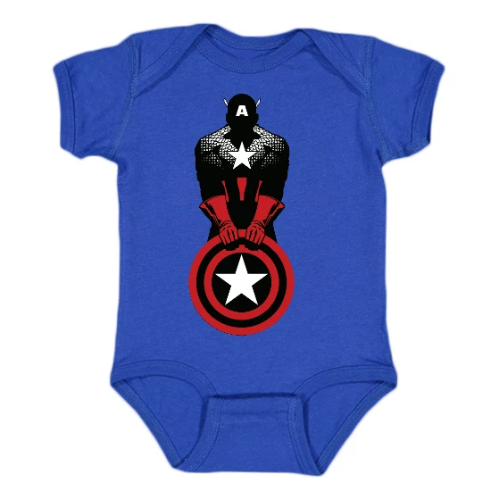 Red Lives Shield Onesie