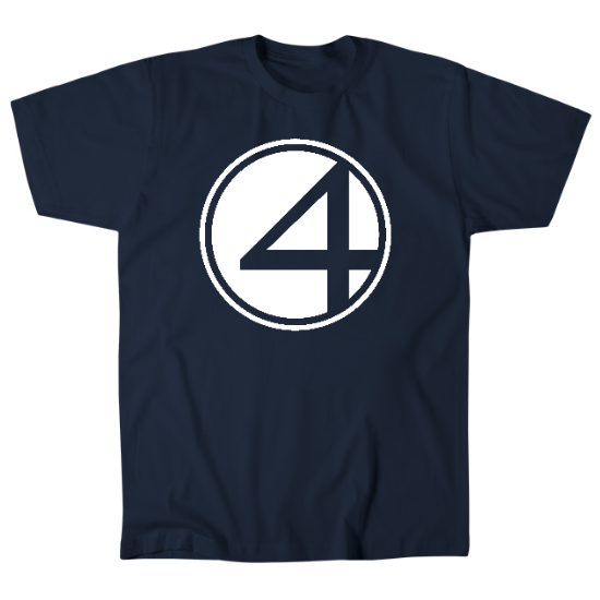 4 Heroes Logo Mens T-Shirt