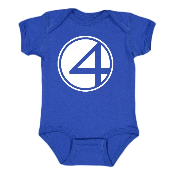 4 Heroes Logo Onesie