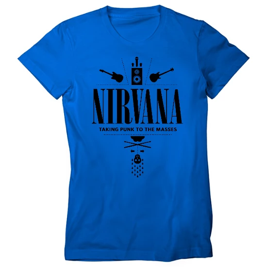 Punk Masses Womens T-Shirt