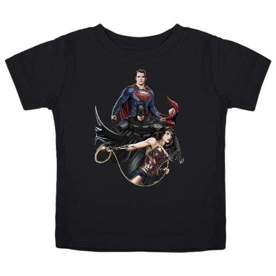 Trio Hero Mash Up Kids T-Shirt