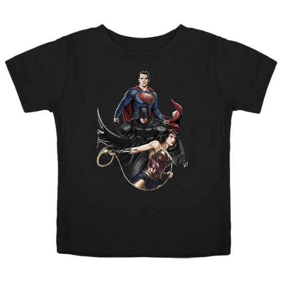 Trio Hero Mash Up Kids T-Shirt