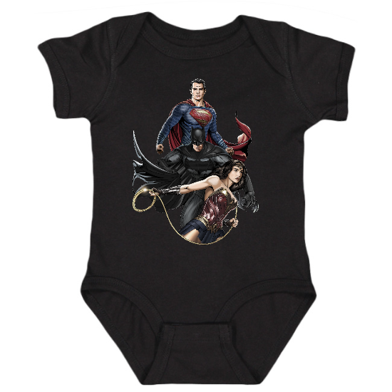 Trio Hero Mash Up Onesie