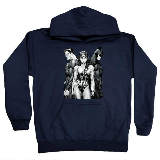 Trio Hero Mash Up Kids Hoodie 01