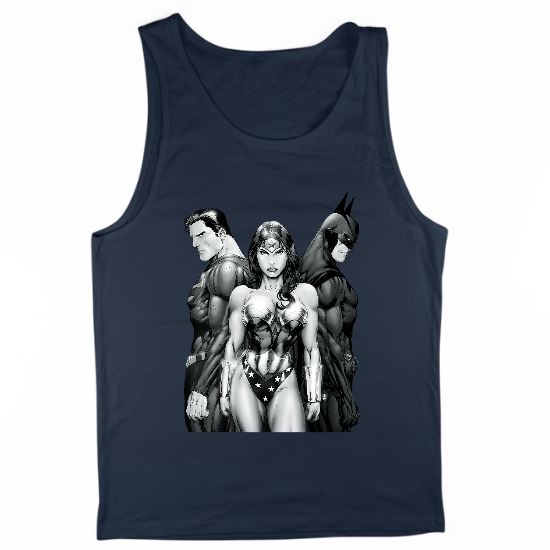 Trio Hero Mash Up Mens Tank Top 01