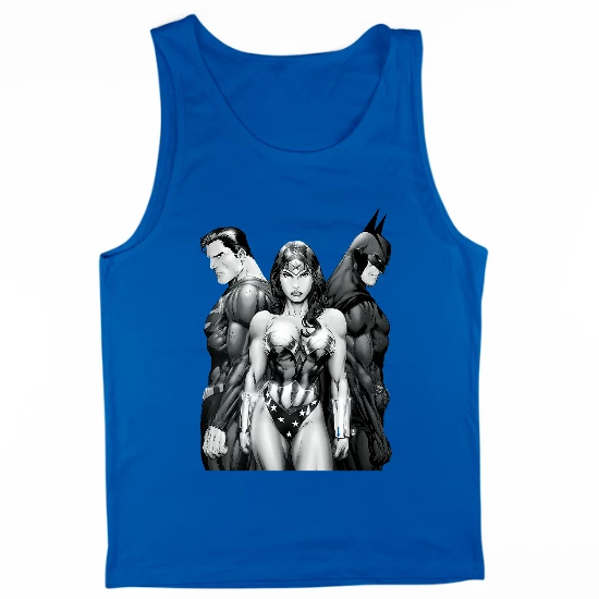 Trio Hero Mash Up Mens Tank Top 01