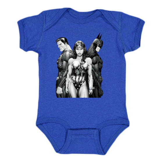 Trio Hero Mash Up Onesie 01