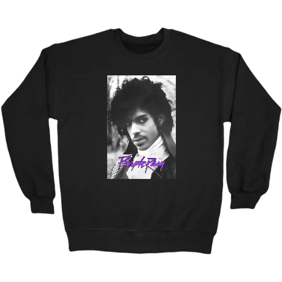 Purple Poster Tee Crewneck Sweatshirt