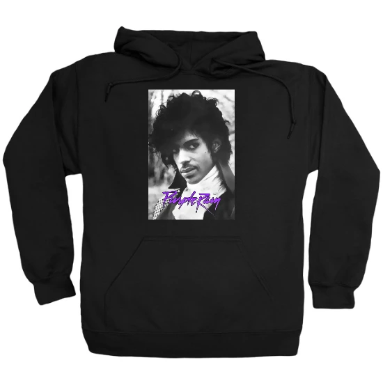 Purple Poster Tee Hoodie