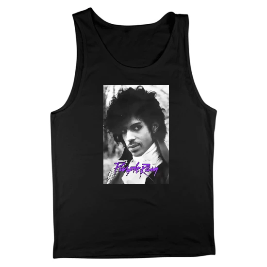 Purple Poster Tee Mens Tank Top