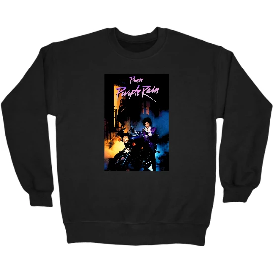 Purple Bike  Crewneck Sweatshirt