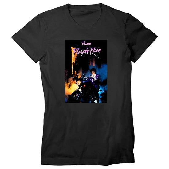 Purple Bike  Womens T-Shirt
