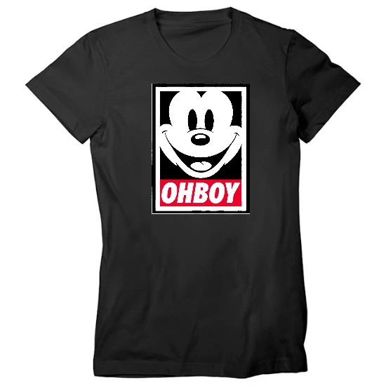 Oh Boy Womens T-Shirt