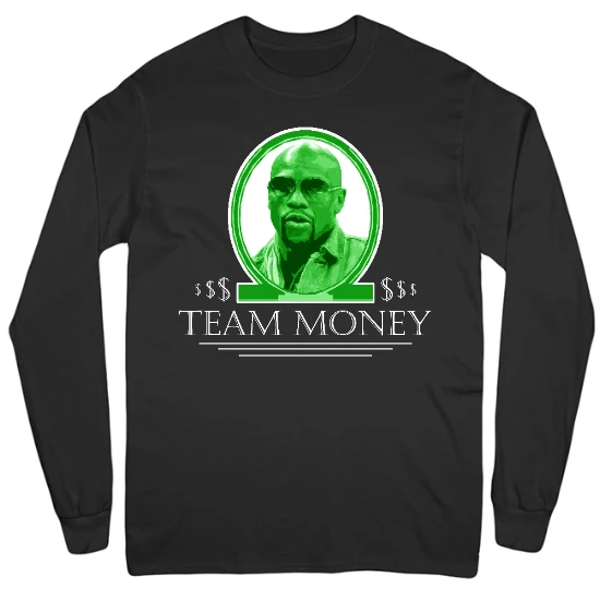 Team Money Mens Long Sleeve T-Shirt