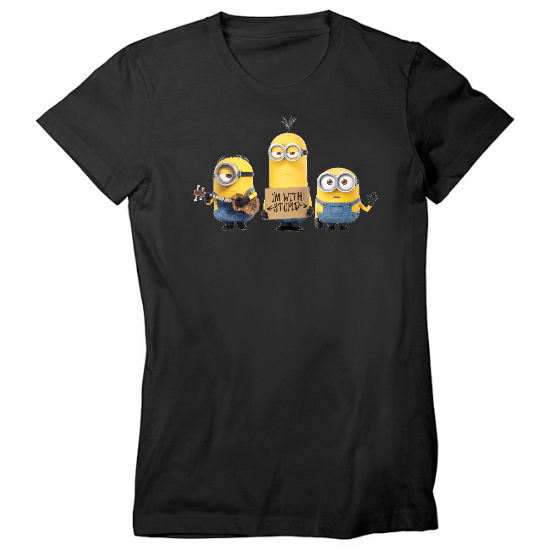 Im With Stupid Womens T-Shirt 01
