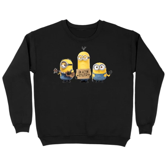 Im With Stupid Kids Crewneck Sweatshirt
