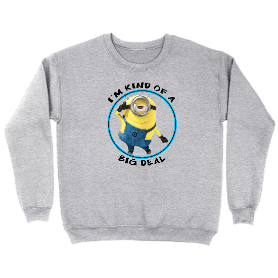 Im Kind of a Big Deal Kids Crewneck Sweatshirt