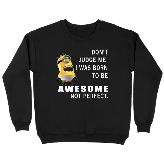 Born Awesome  Kids Crewneck Sweatshirt