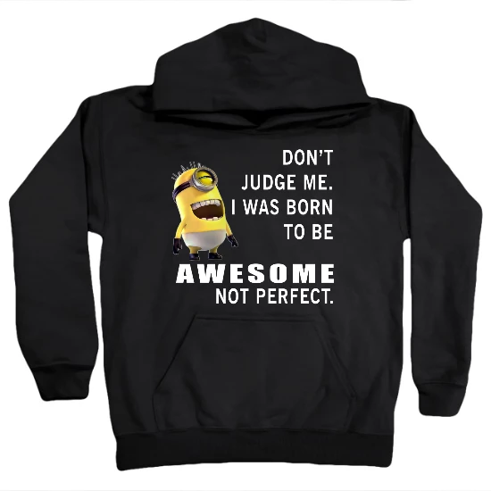 Born Awesome  Kids Hoodie