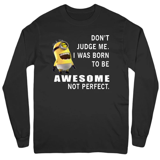 Born Awesome  Mens Long Sleeve T-Shirt