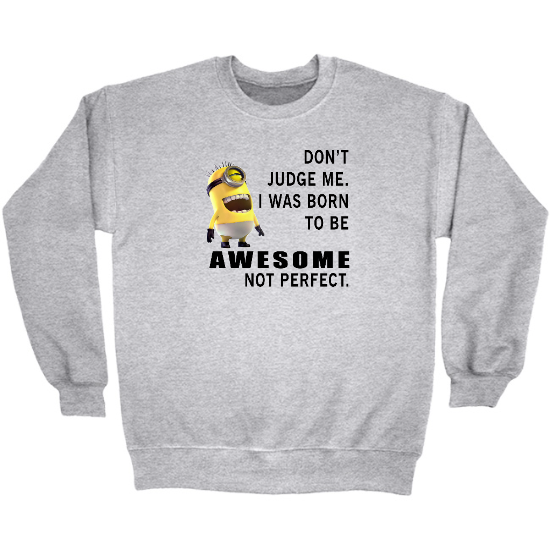 Born Awesome Crewneck Sweatshirt