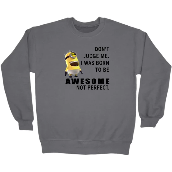 Born Awesome Crewneck Sweatshirt