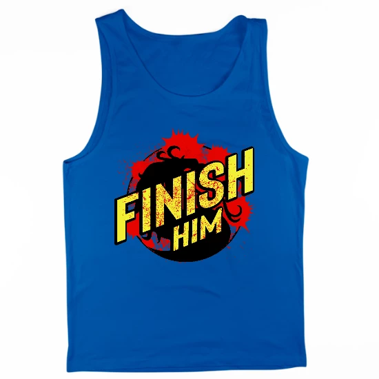 Finish Him Mens Tank Top