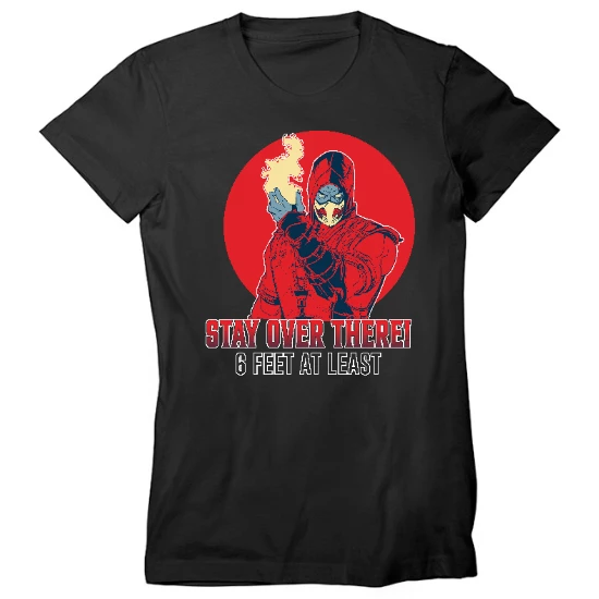 Stay Over There Womens T-Shirt