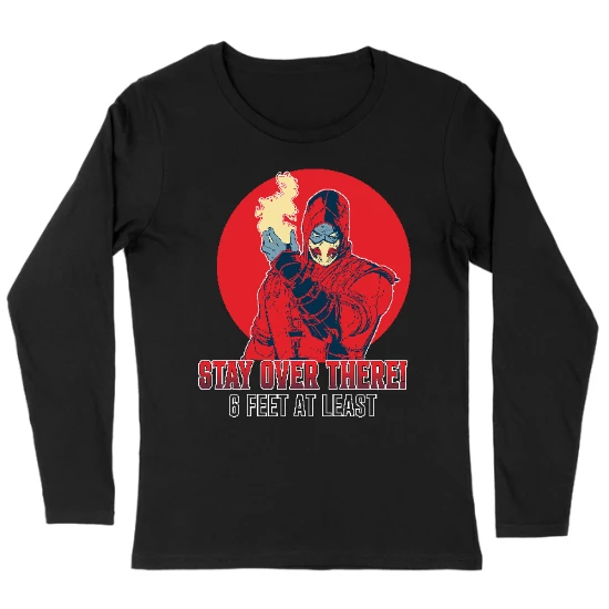 Stay Over There Womens Long sleeve T-Shirt
