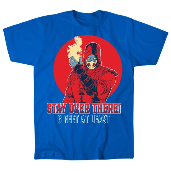 Stay Over There Mens T-Shirt