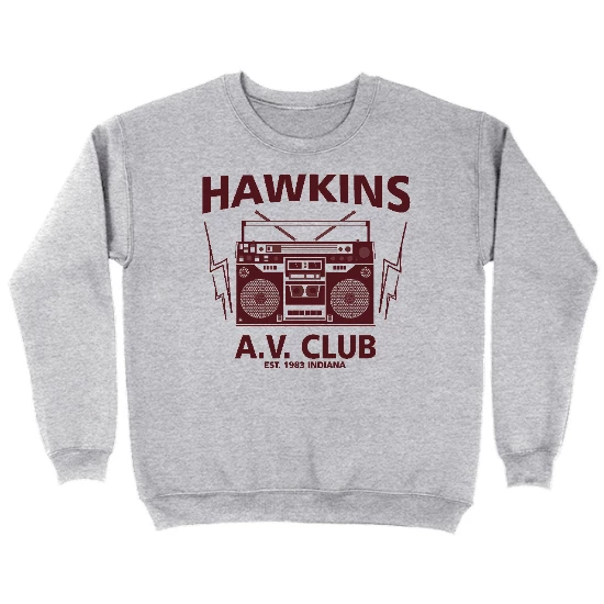 Hawkins Boombox Kids Crewneck Sweatshirt