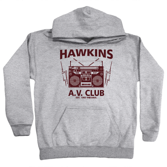 Hawkins Boombox Kids Hoodie