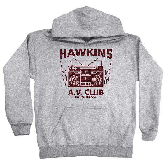 Hawkins Boombox Kids Hoodie