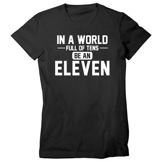 Be Eleven - White Womens T-Shirt